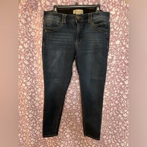 (S63) 14 Reg Democracy Ab Technology High Rise Skinny Ankle Jeans